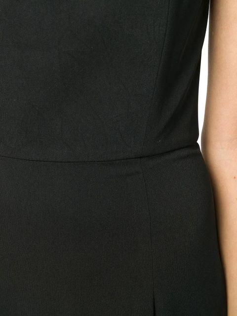 16Arlington feather embellished strapless dress - Black