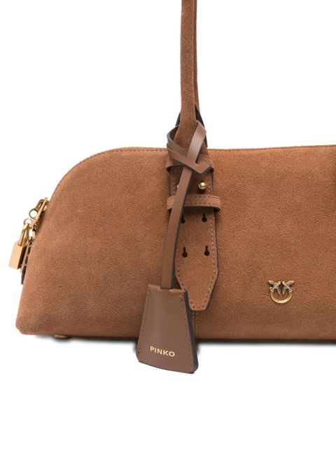 PINKO leather shoulder bag - Brown