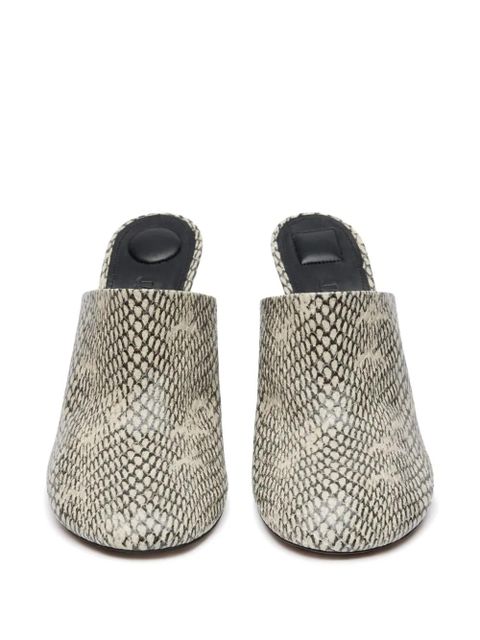 Jacquemus 100mm Les Bisou mules - Neutrals