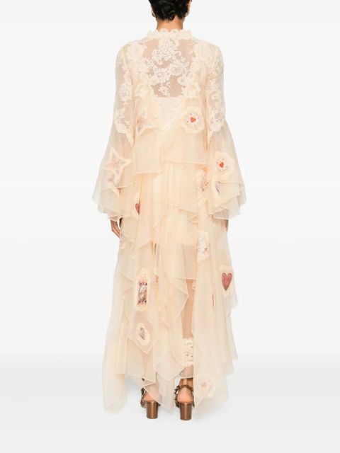 ZIMMERMANN lace ruffled dress - Neutrals