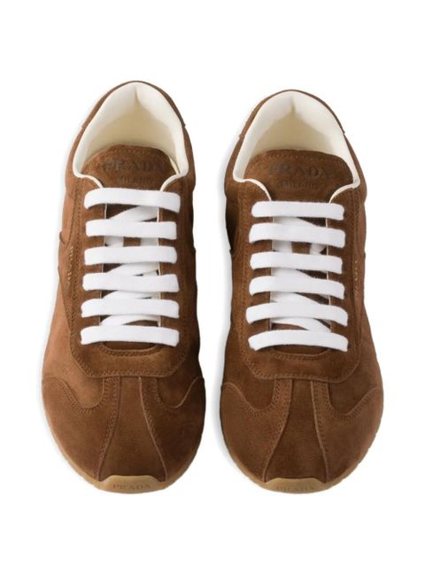 Prada suede sneakers - Brown