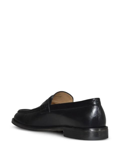 OUR LEGACY Light penny-strap loafers - Black