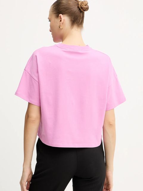 Karl Lagerfeld t-shirt bawełniany damski kolor różowy A4W17086