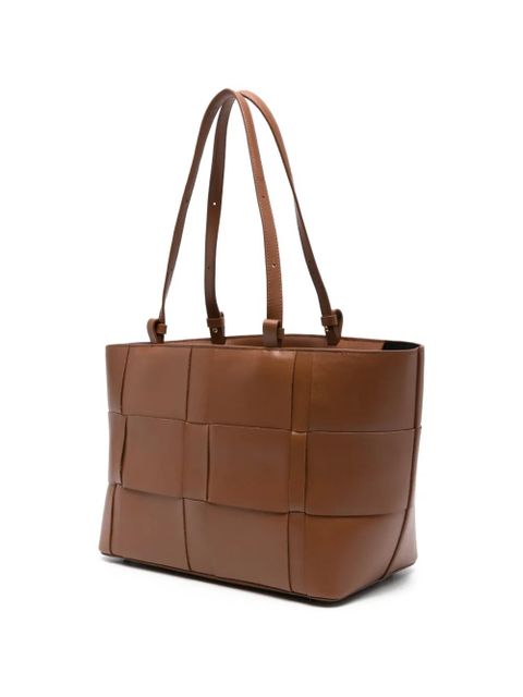 DeMellier Florence woven leather florence tote bag - Brown