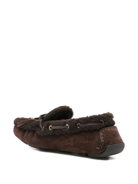 Jimmy Choo Manon suede loafers - Brown