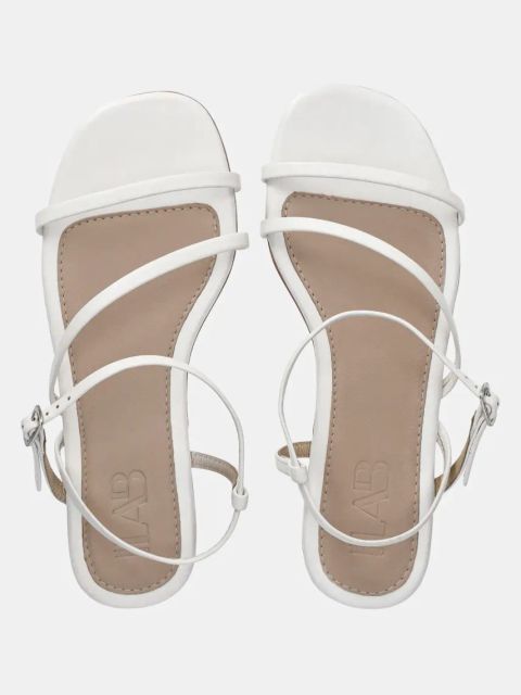 Answear.LAB sandały skórzane damskie kolor biały