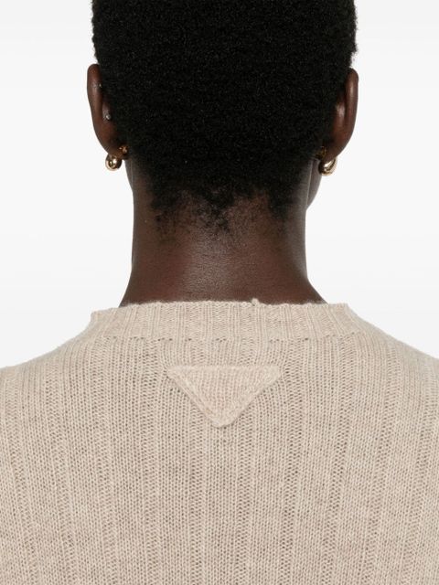 Prada recycled-cashmere sweater - Neutrals
