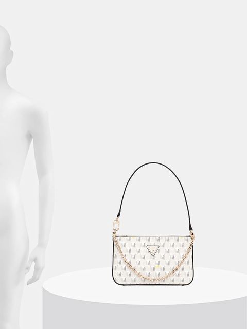 Guess torebka kolor beżowy HWJT86 81720