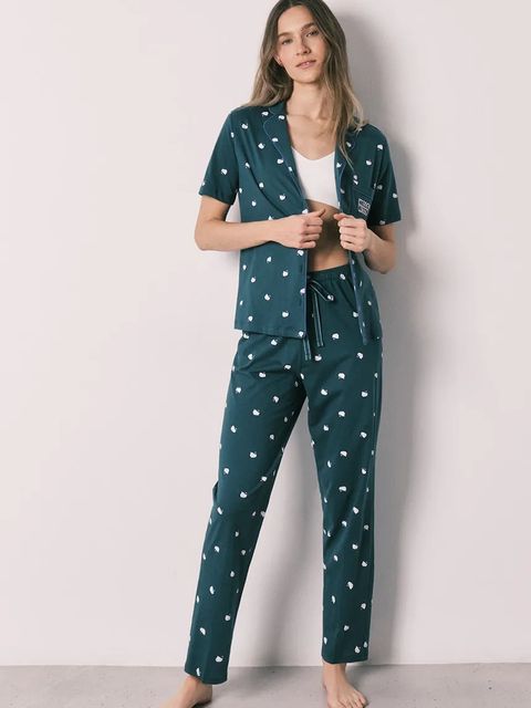 women'secret komplet loungwear damski bawełniany - zdjęcie produktu nr 2