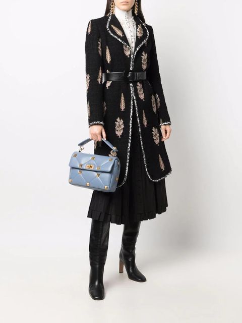 Valentino Garavani large Roman Stud shoulder bag - Blue