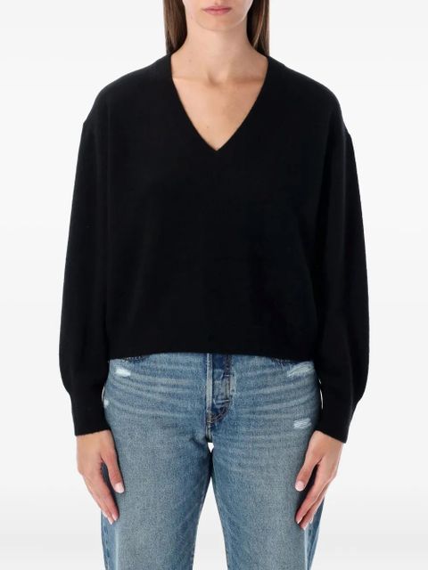 American Vintage V-neck knitwear - Black - zdjęcie produktu nr 1