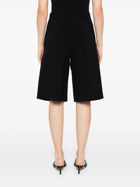 TOTEME knee-length shorts - Black