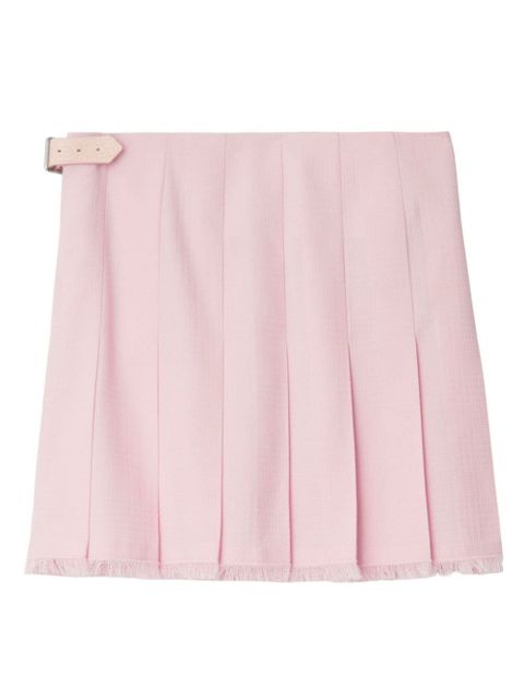 Burberry buckle-fastening wool kilt - Pink - zdjęcie produktu nr 2
