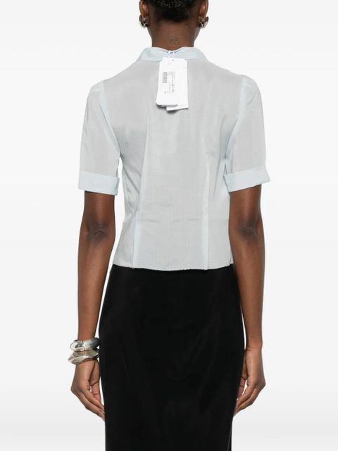 Maison Margiela button front blouse - Blue