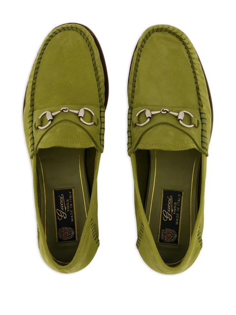 Gucci leather loafers - Green
