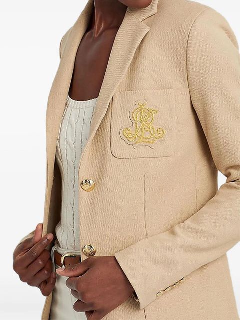 Lauren Ralph Lauren embroidered blazer - Neutrals