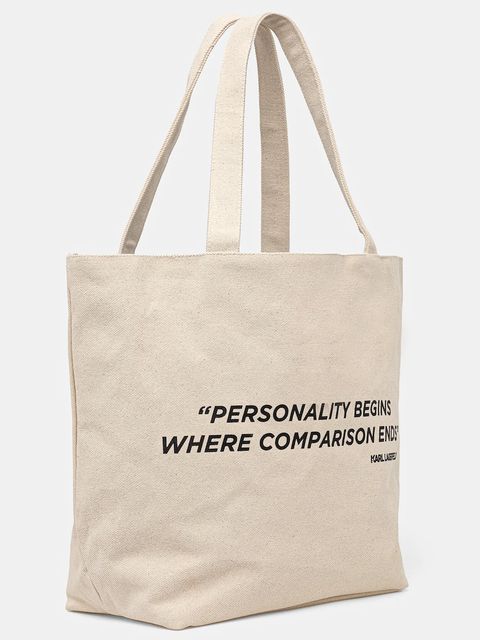 Karl Lagerfeld torebka dwustronna kolor beżowy A1W50072 - zdjęcie produktu nr 2