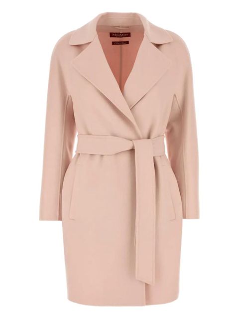 Max Mara Ajaccio belted wool blend coat - Pink - zdjęcie produktu nr 1