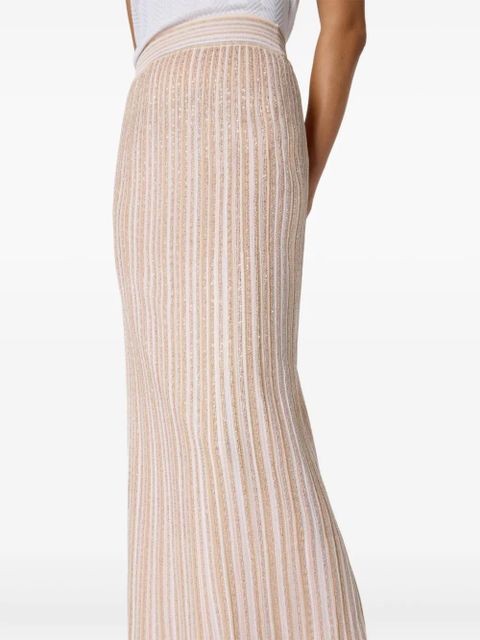 Missoni sequin-embellished maxi skirt - Neutrals