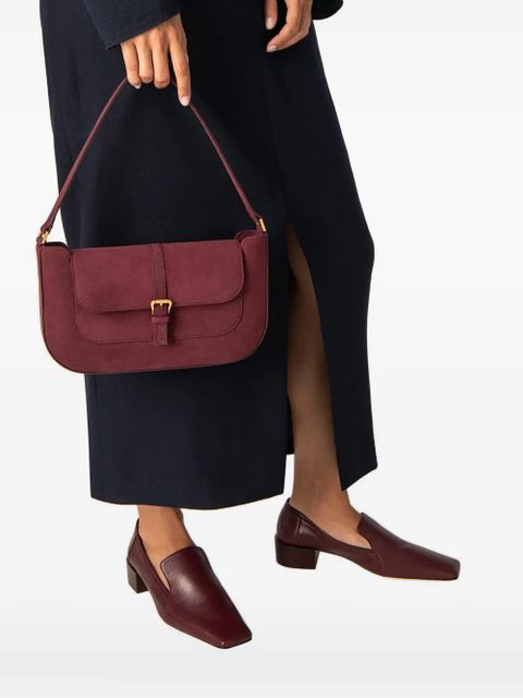 BY FAR Miranda suede shoulder bag - Red - zdjęcie produktu nr 2