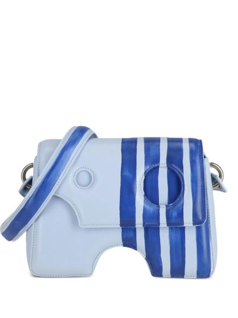 Off-White cut-out stripe shoulder bag - Blue - zdjęcie produktu nr 1
