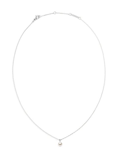 Daniel Wellington naszyjnik z zawieszką damski ze stali nierdzewnej z perłą - zdjęcie produktu nr 1