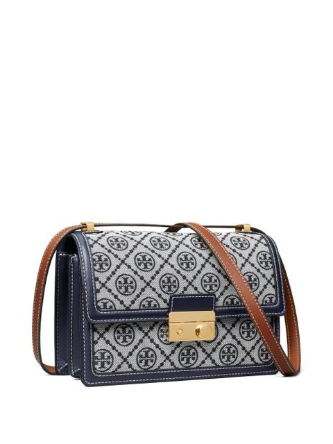 Tory Burch T Monogram shoulder bag - Blue