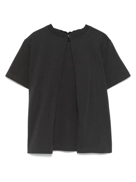 MM6 Maison Margiela cotton T-shirt - Black - zdjęcie produktu nr 2