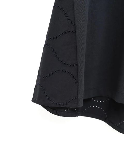 Moncler eyelet short-sleeve t-shirt - Blue