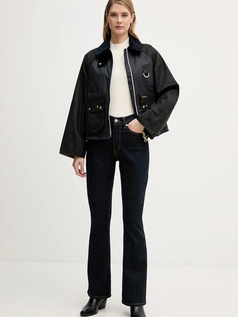 Barbour kurtka bawełniana Kearton kolor granatowy przejściowa LWX1518 - zdjęcie produktu nr 2