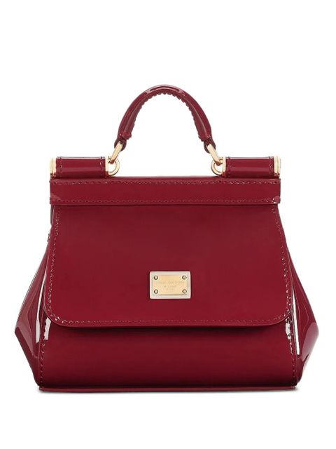 Dolce & Gabbana mini Sicily tote bag - Red - zdjęcie produktu nr 1