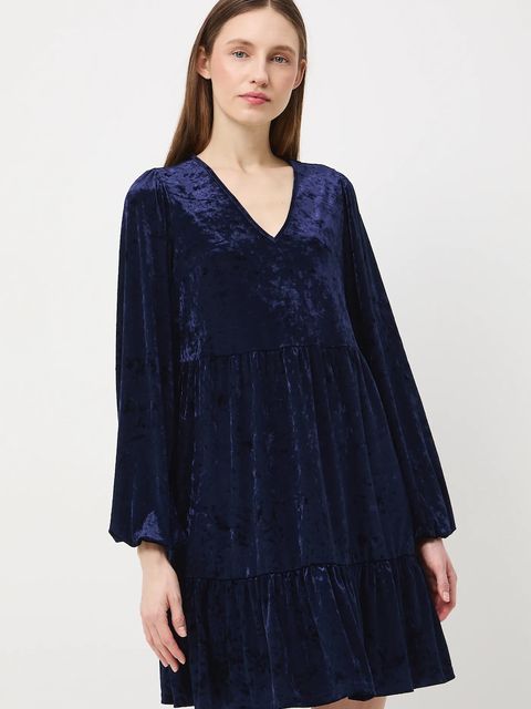 Medicine sukienka kolor granatowy mini rozkloszowana - zdjęcie produktu nr 2