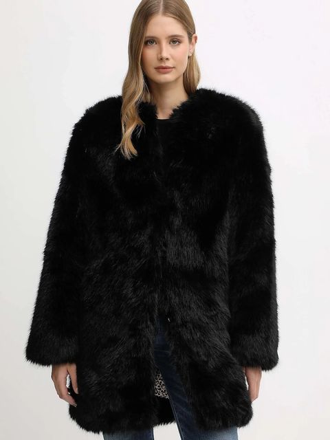 Blugirl Blumarine płaszcz kolor czarny RF5135.E1088 - zdjęcie produktu nr 1