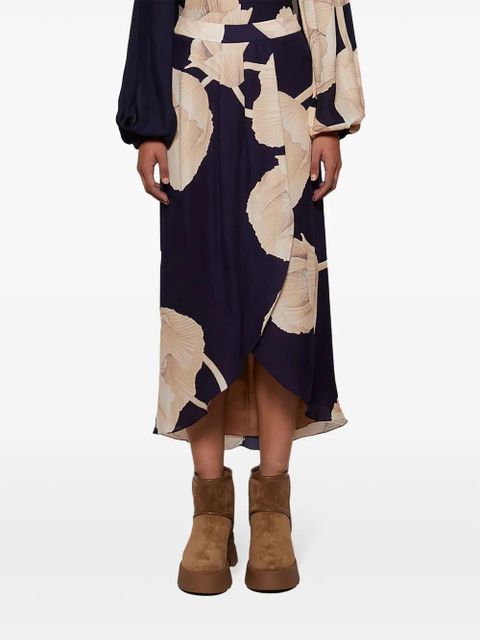 Johanna Ortiz Naturalism wrap skirt - Blue - zdjęcie produktu nr 2