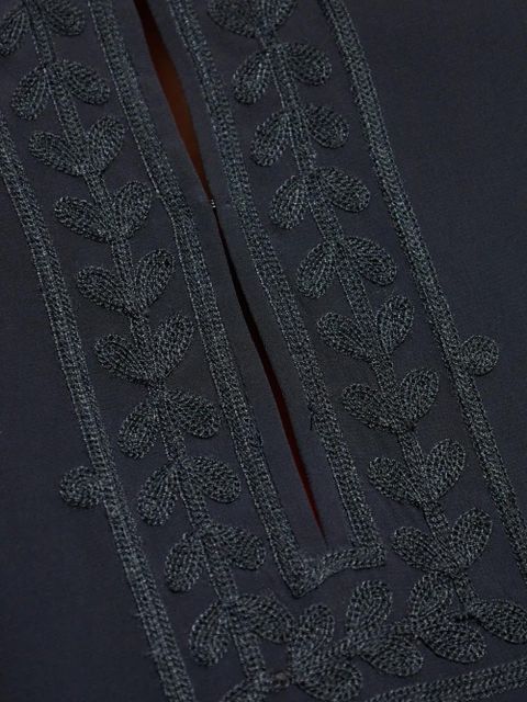 MARANT ÉTOILE embroidered-paisley mini dress - Black