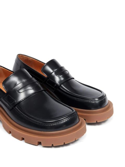 Maison Margiela Ivy leather loafers - Black