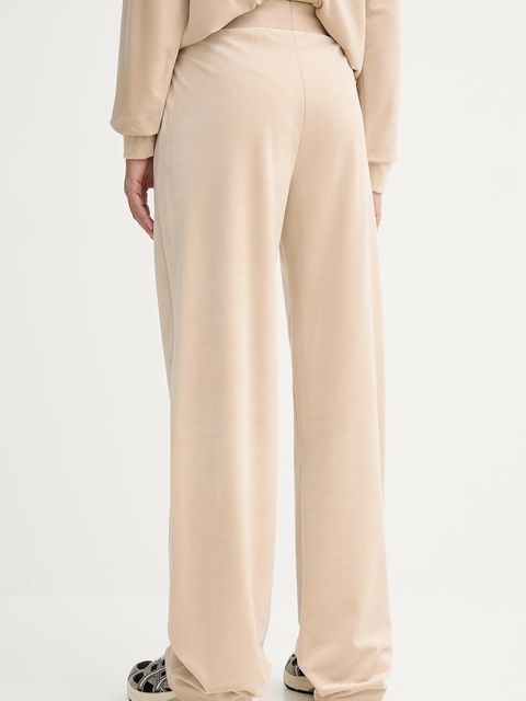 Guess spodnie dresowe COUTURE damskie kolor beżowy gładkie V3BB26 K0232