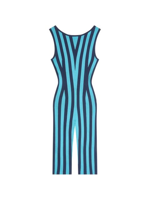 DRIES VAN NOTEN striped jumpsuit - Blue - zdjęcie produktu nr 1