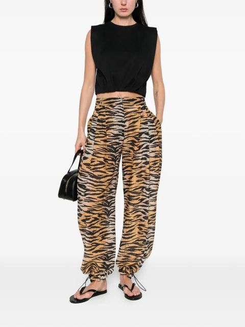 PINKO tiger-print trousers - Neutrals - zdjęcie produktu nr 2