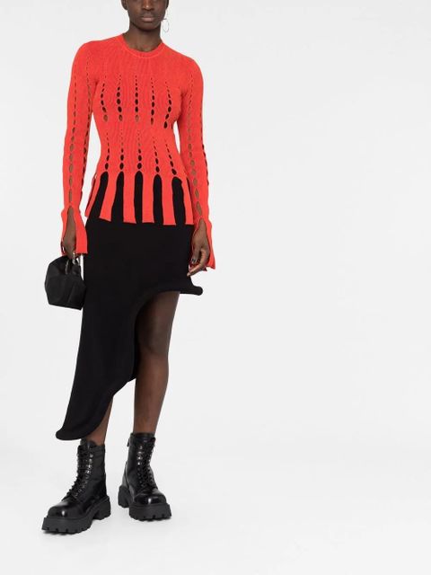 AMBUSH cut-out knitted top - Orange - zdjęcie produktu nr 2