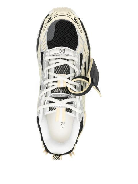 Off-White Lace-up rubber trainers - Neutrals