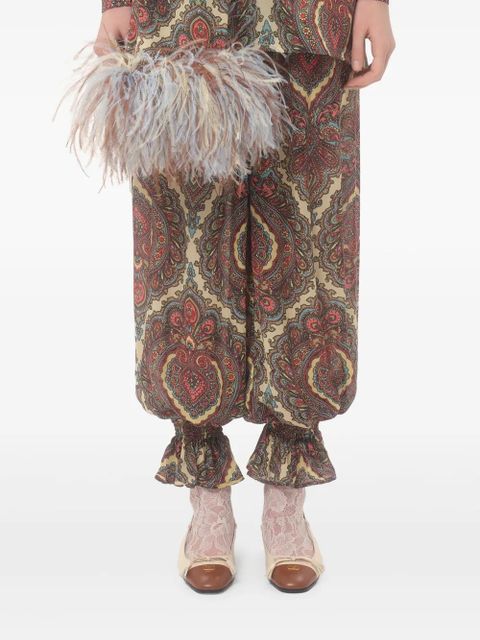 Valentino Garavani Voyage Imaginaire-print trousers - Red