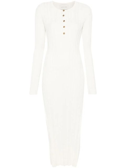 LouLou de Saison Eldara midi dress - Neutrals - zdjęcie produktu nr 1