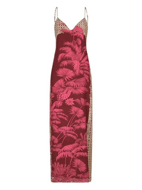 Johanna Ortiz Tropical Harmony printed maxi dress - Red - zdjęcie produktu nr 1