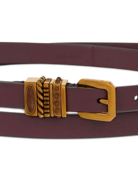 ETRO leather belt - Red - zdjęcie produktu nr 2