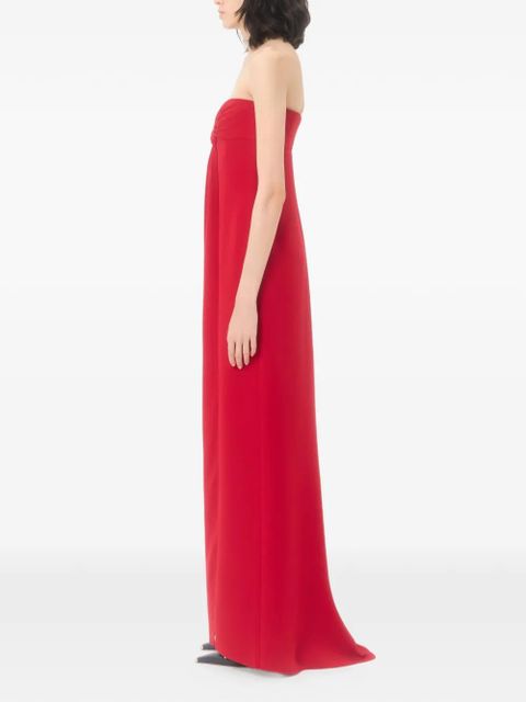 Valentino Garavani cady couture long dress - Red