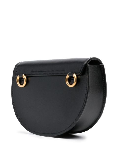 Chloé mini Marcie leather shoulder bag - Black