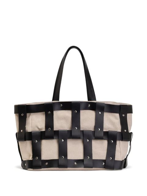 Gimaguas studded caged tote bag - Black - zdjęcie produktu nr 1