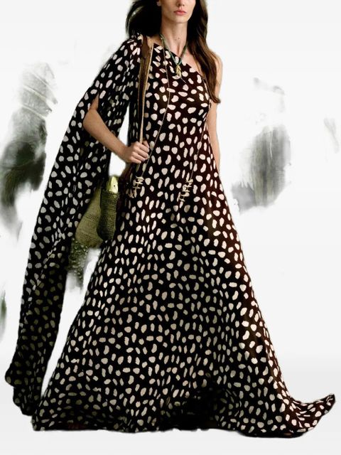 Johanna Ortiz Elegant Freedom printed maxi dress - Brown