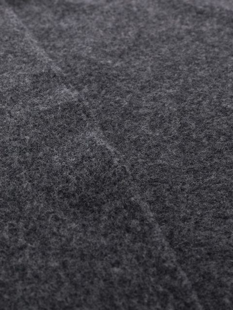 TOTEME fringed-edge wool scarf - Grey